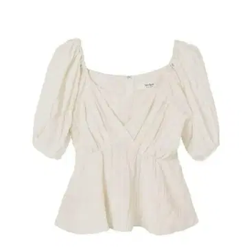 herlipto Random Pleated 2WayTop S ecru
