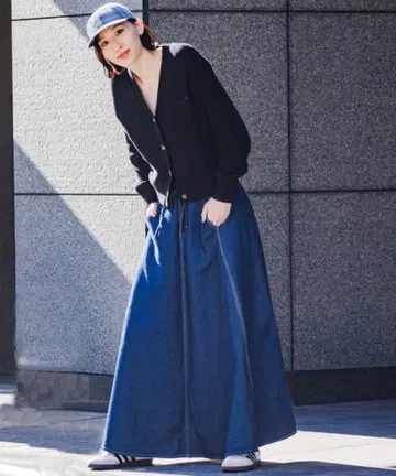 Levi's/리바이스 XL SKIRT 다크 인디고