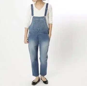 프레임워크 데님 살로펫 올인원