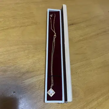 골드 도금 펄 장식 목걸이