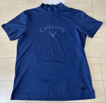 Callaway 하이넥 피케 셔츠 네이비 L