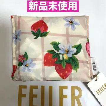 [미사용 새상품] FEILER 페일러 스트로베리 필드 쁘띠 에코백