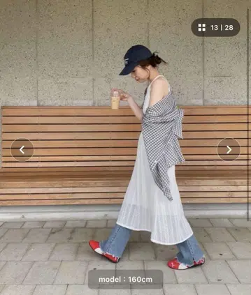 ISOOK 체크 시어 루즈 셔츠