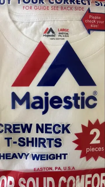 majestic 마제스틱 팩 t 화이트