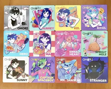 게이머 디자인 GiGO 시부야 OMORI 오모리 코스터 12개 세트