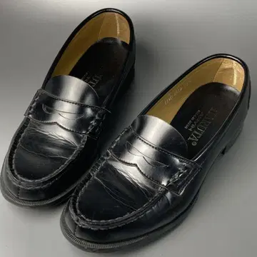 컨디션 최상 23.5cm HARUTA 하루타 가죽 로퍼 블랙