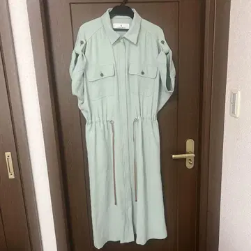 MORABITO 민트 그린 롱 원피스 38