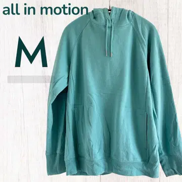 all in motion M 후드 부착 후드티 스카이블루 블루