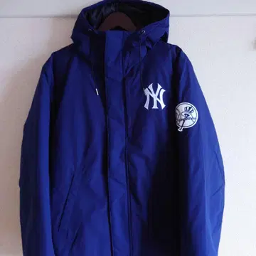 양키스 패딩 자켓 MLB 팀 로고 프린트 자수