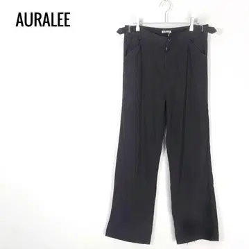 AURALEE FINX HARD TWIST GABARDINE PANTS
