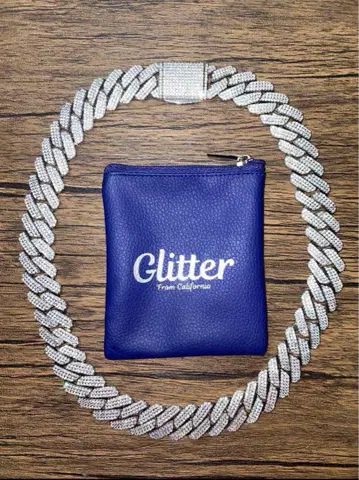 glitter jewelry 목걸이 지르코니아 19mm 55cm