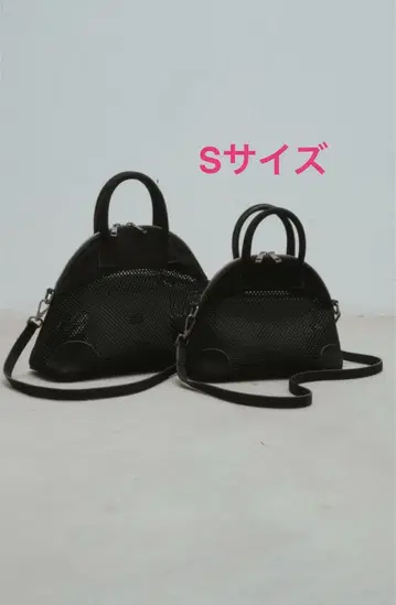 데콜테 액세서리 메쉬 백 블랙 S 사이즈