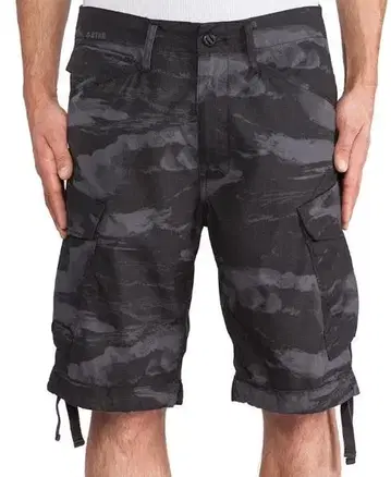 G-STAR RAW 카모플라쥬 카고 숏팬츠 36