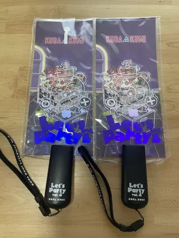 코다 쿠미 Let's Party Vol.4 응원봉