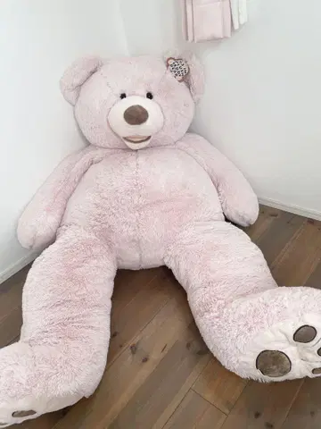 코스트코 135cm 곰 인형 핑크 테디베어