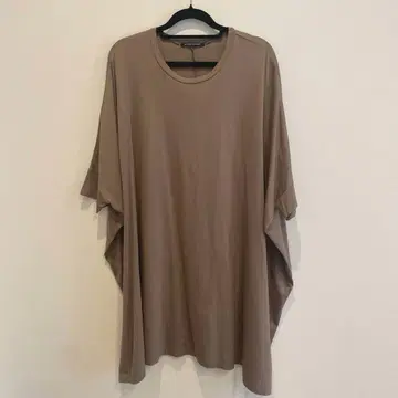mizuiro ind 5부 소매 롱 티셔츠 브라운