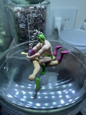 가챠 프로레슬링 피규어 키링
