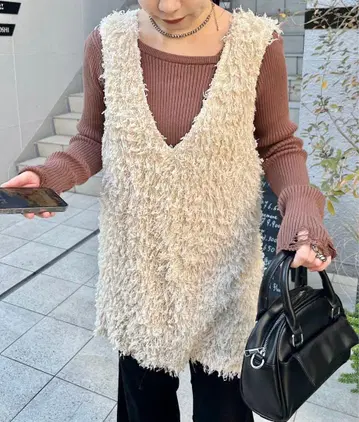 카스타네 롱 베스트(안감 포함)