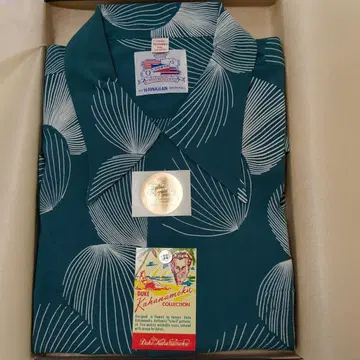 새상품 듀크 카하나모쿠 선 서프 긴팔 알로하 셔츠 DK29449 XXL