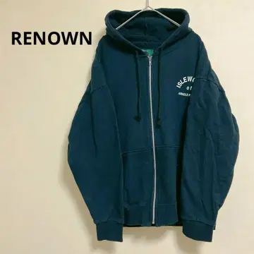 [ RENOWN ] 레나운 아놀드 파머 후드티 풀 집업 블랙