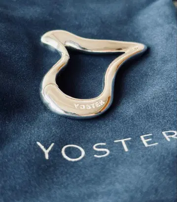 YOSTER 실버 카라비나 키링 새 제품