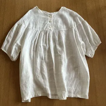 린넨 블라우스