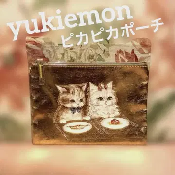 미개봉 새상품 yukiemon 반짝반짝 파우치 다이어리 고양이