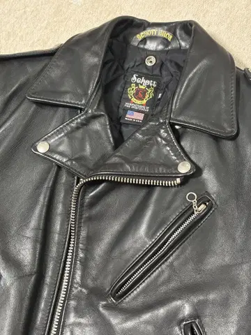 Schott 613US 더블 라이더스 가죽 재킷 36