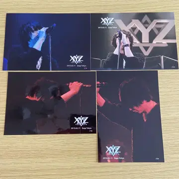 소라루 메모카 XYZ 투어 2015 포토 카드 4장 세트