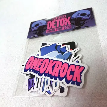 ONE OK ROCK 스티커 세트 미개봉 새상품 DETOX 2025