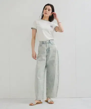 황화 염색 카츠라기 팬츠
