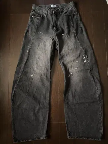 SINSS 배기 실루엣 커브 데님