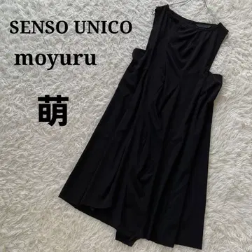 센소 유니코 모에 moyuru 모유루 변형 원피스 검정 롱 A라인