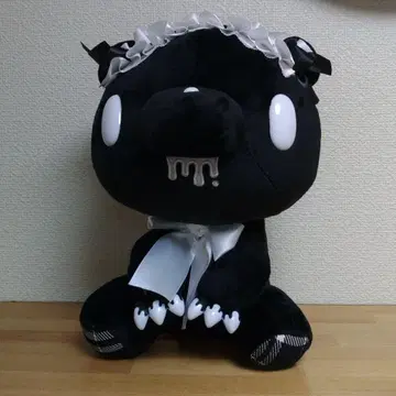 GP  봉제 인형 head dress 모노블랙