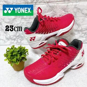 새상품급 요넥스 테니스화 파워 쿠션 빨간색 23cm