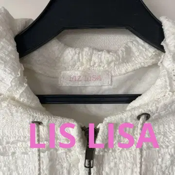 LIZ LISA 레이스 후드티 숏 기장