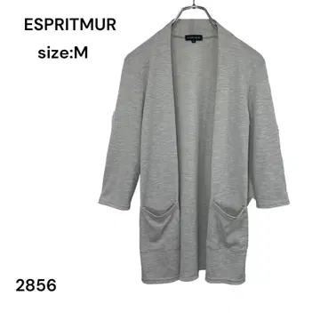 에스프리뮬 ESPRITMUR 가디건 상의 M 그레이 자외선