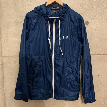 올 패턴 Under Armour 네이비 나일론 자켓