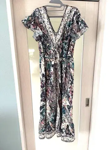 eimy antique scarf long dress