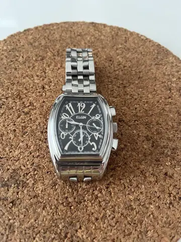 ELGIN 크로노그래프 시계 FK-1215-SL
