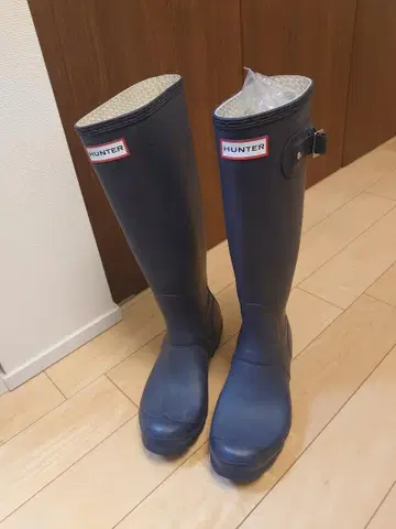 헌터 장화 블랙 버클 포함