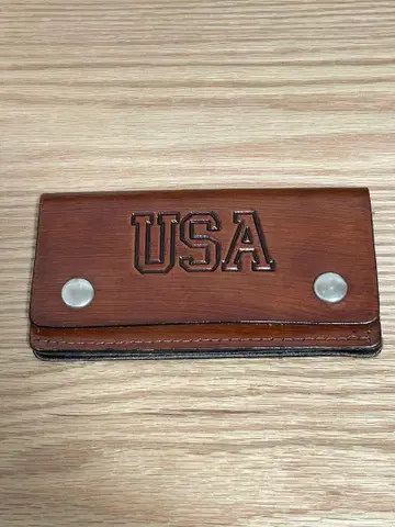 데드스톡 미국산 빈티지 트래커 지갑 USA
