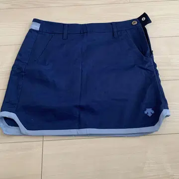데센테 네이비 스포츠 스커트 S