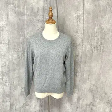 UNIQLO 워셔블 코튼 크루넥 스웨터 심플 캐주얼