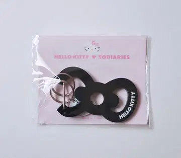 TODIARIES 카라비너 리본 키티 산리오 이세탄 KITTY 블랙