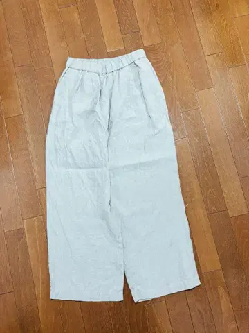 무인양품 리 세탁 후 자연 건조 이지 와이드 팬츠