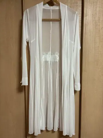 슈퍼 뷰티 롱 카디건 흰색