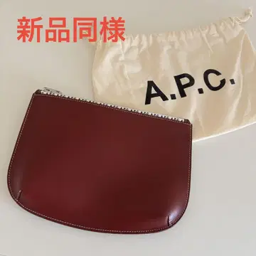 (새 제품과 동일) A.P.C. 가죽 클러치 백 아페세