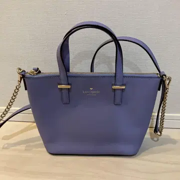 Kate spade 숄더백 가죽 퍼플