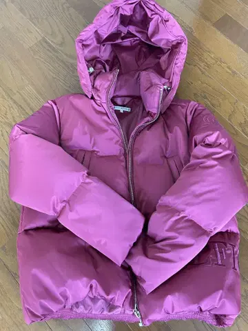 TOMMY HILFIGER 핑크 다운 자켓 S